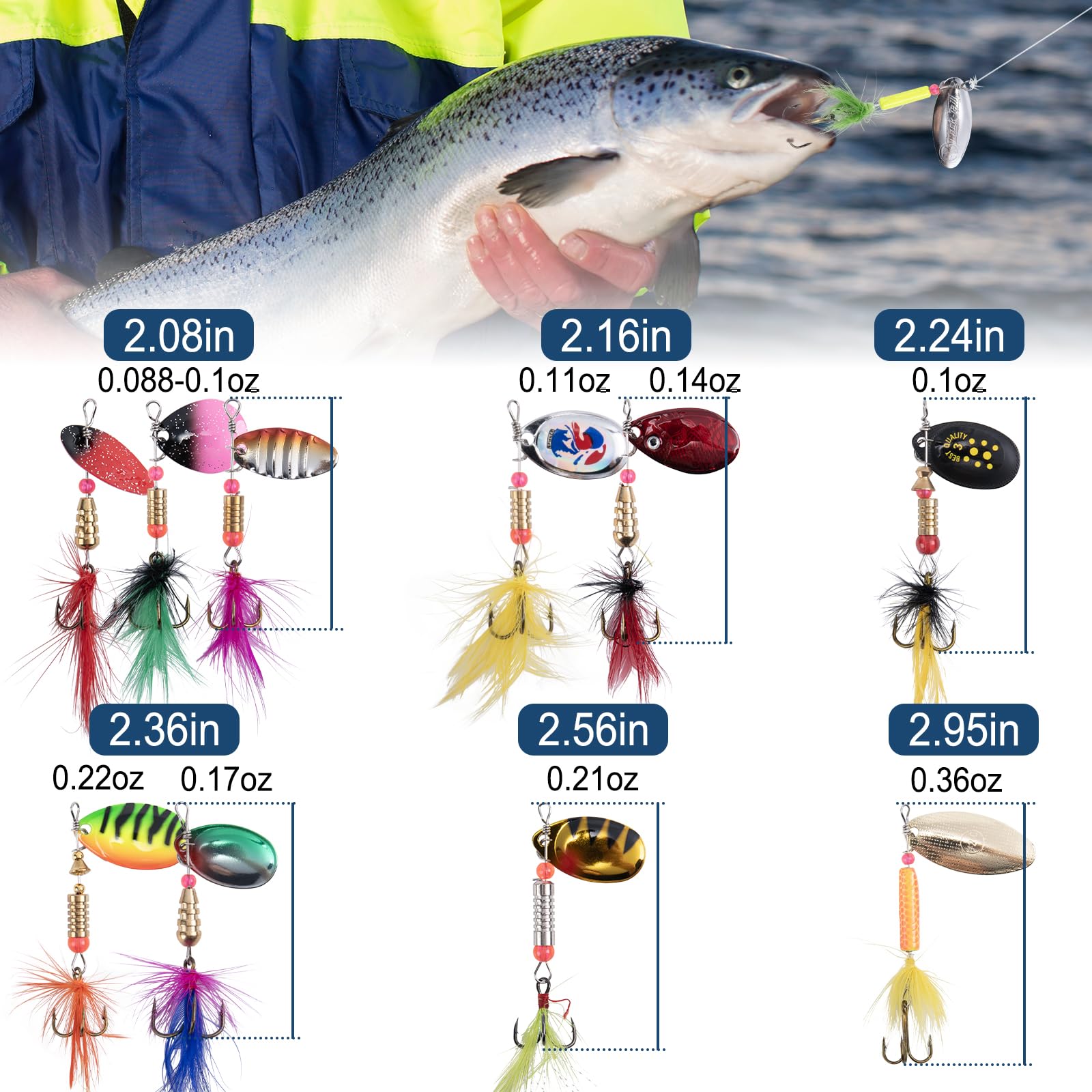 Strike King Tour Grade Spinnerbait Compact Fishing Lure, 1/2-Ounce, 4/0 Single Gamakatsu Hook, Weight Forward Head Design, Silver and Gold Willow Leaf Blades