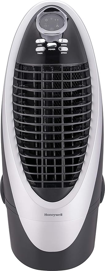 Honeywell Cs10 X E 21 Pt Portable Interior Evaporative Air Cooler With Remote Control Silver Grey Amazon De Home Kitchen