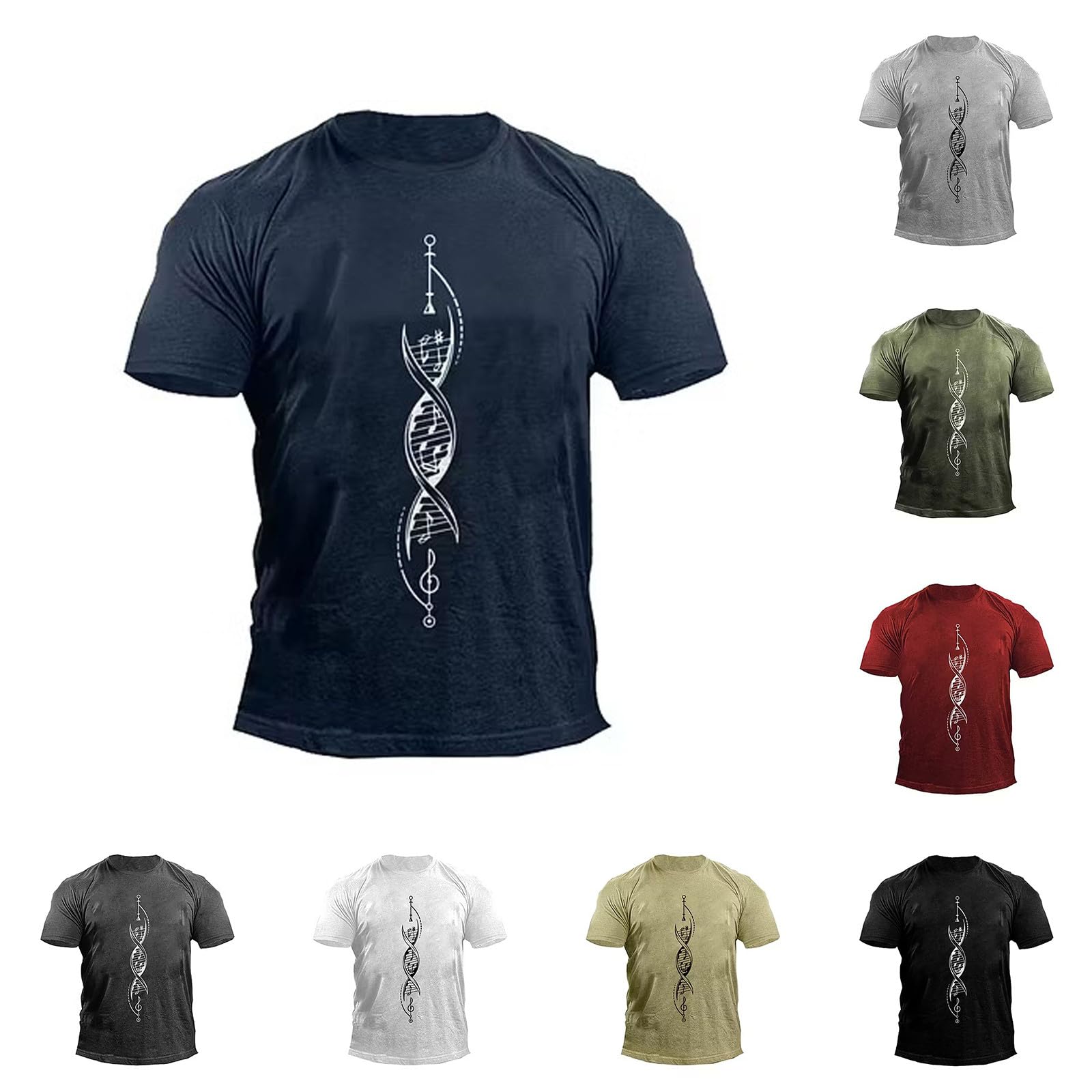 Maglietta sportiva da uomo a maniche corte, per bodybuilding, fitness, estiva, ciclismo, corsa, ciclismo, con design grafico nordico
