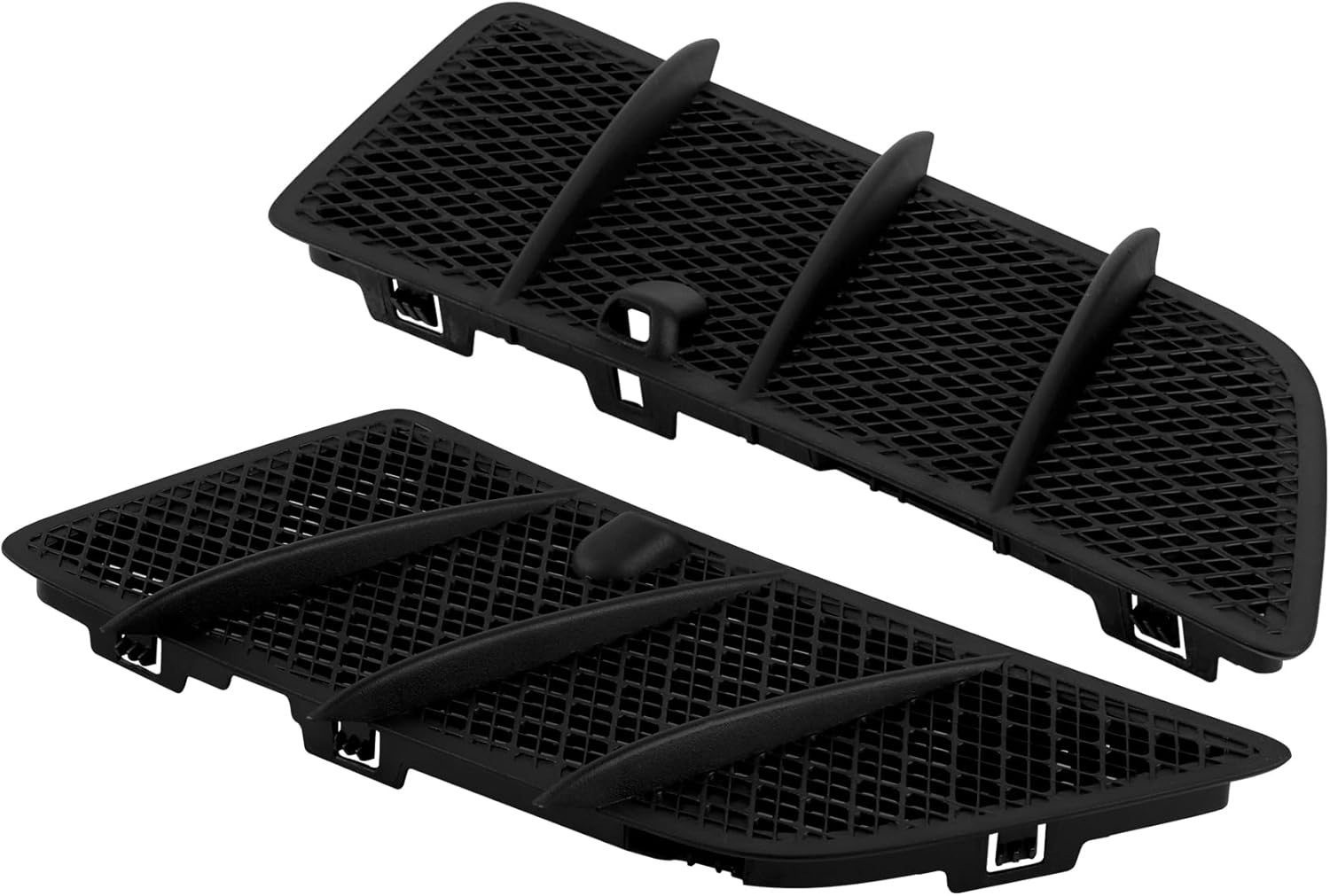 Front Hood Air Vent Grille Cover Compatible with 2008-2011 Mercedes Benz W164 ML GL Class ML350 ML450 ML550 GL350 GL450 GL550 Bonnet Grille Replaces 1648804405 1648804305