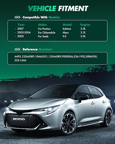 Miniatura 8 de SCITOO Arrancadores 6493 SDR0277 para Chevy para Cobalt 2005 para Saturn Ion 2004-2006 2.0L (122) L4Eagle Tugs TT-4 AWDTT-5 AWDTT-6 AWDTT-8 AWD