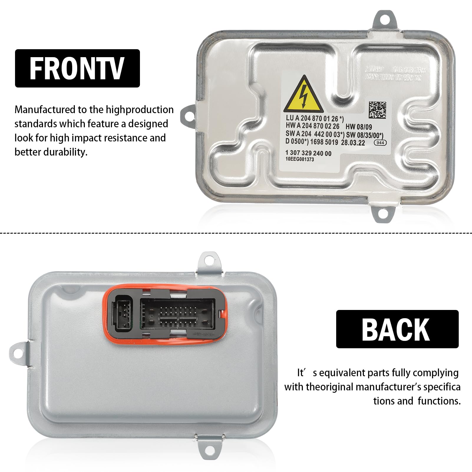 Centralina de balasto HID de xenón para A204 Centralina de balasto HID de xenón 130732924000 A2048700126 Módulo de control de faros de coche