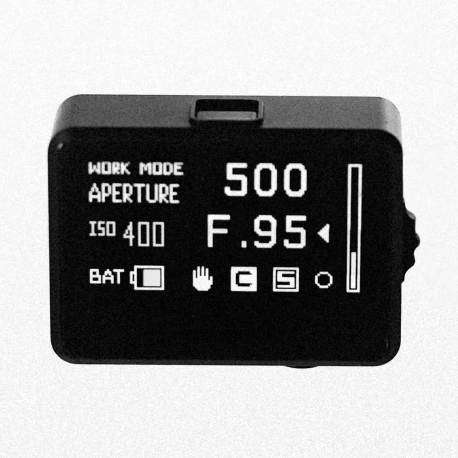 Posemètre OLED rechargeable à champ de vision 30° pour appareil photo argentique