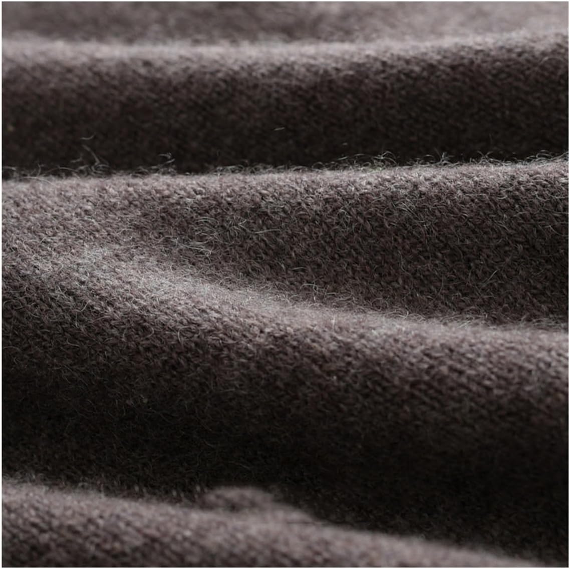 Men's 100% Cashmere Sweater Stand Collar Knitted Jacket Autumn Winter Business Casual Zip Cardigan