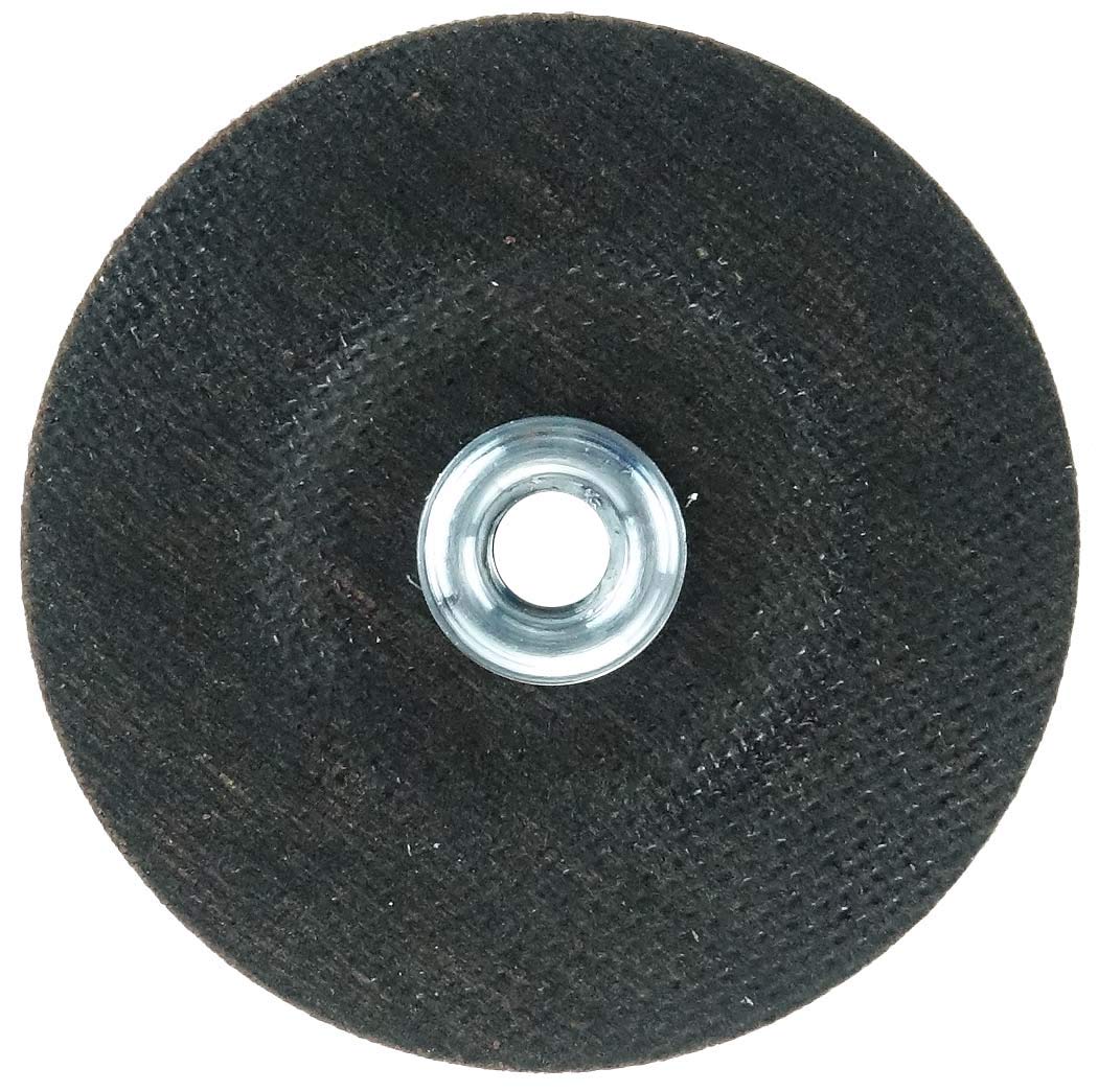 Weiler 56384 5 Inch Cutting Wheel, Wolverine AO Steel/Metal Fast Cutting, 3/32" A24T Type 27 5/8"-11 Hub, Pack of 10