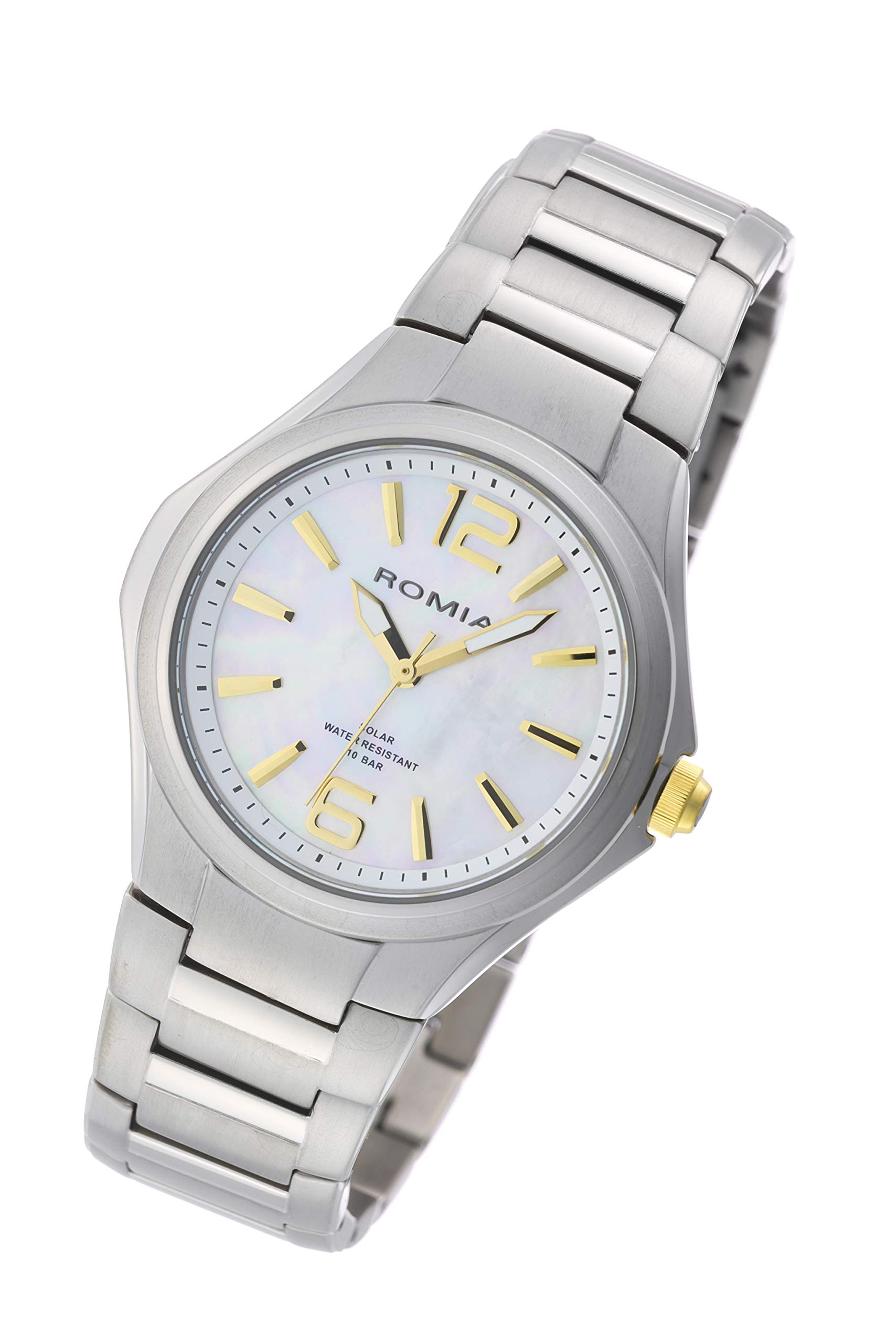 Amazon.co.jp: [ロミア] 腕時計 RM-827MA メンズ シルバー : ファッション