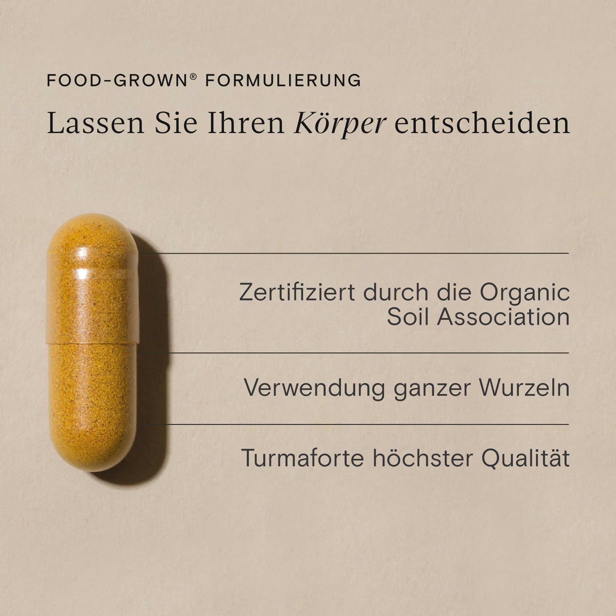 WILD NUTRITION Food-Grown Turmaforte Turmeric, Vorrat für 1 Monat