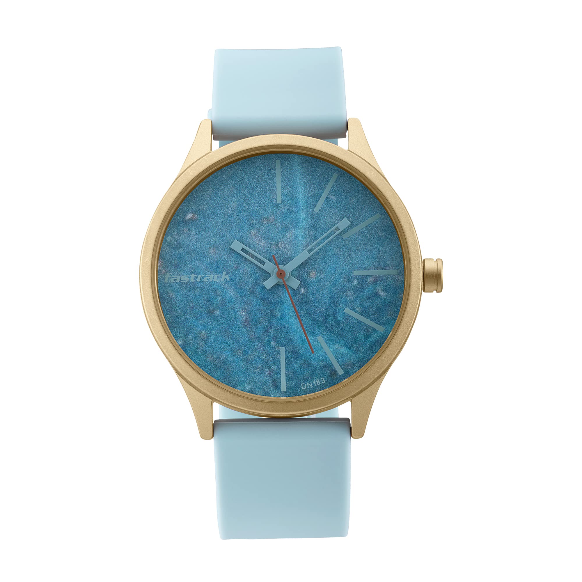Fastrack Topicals Quartz Analog Blue Dial Silicone Strap Unisex Watch-68031AP02 (B0B6C62FGR) Amazon Price History, Amazon Price Tracker