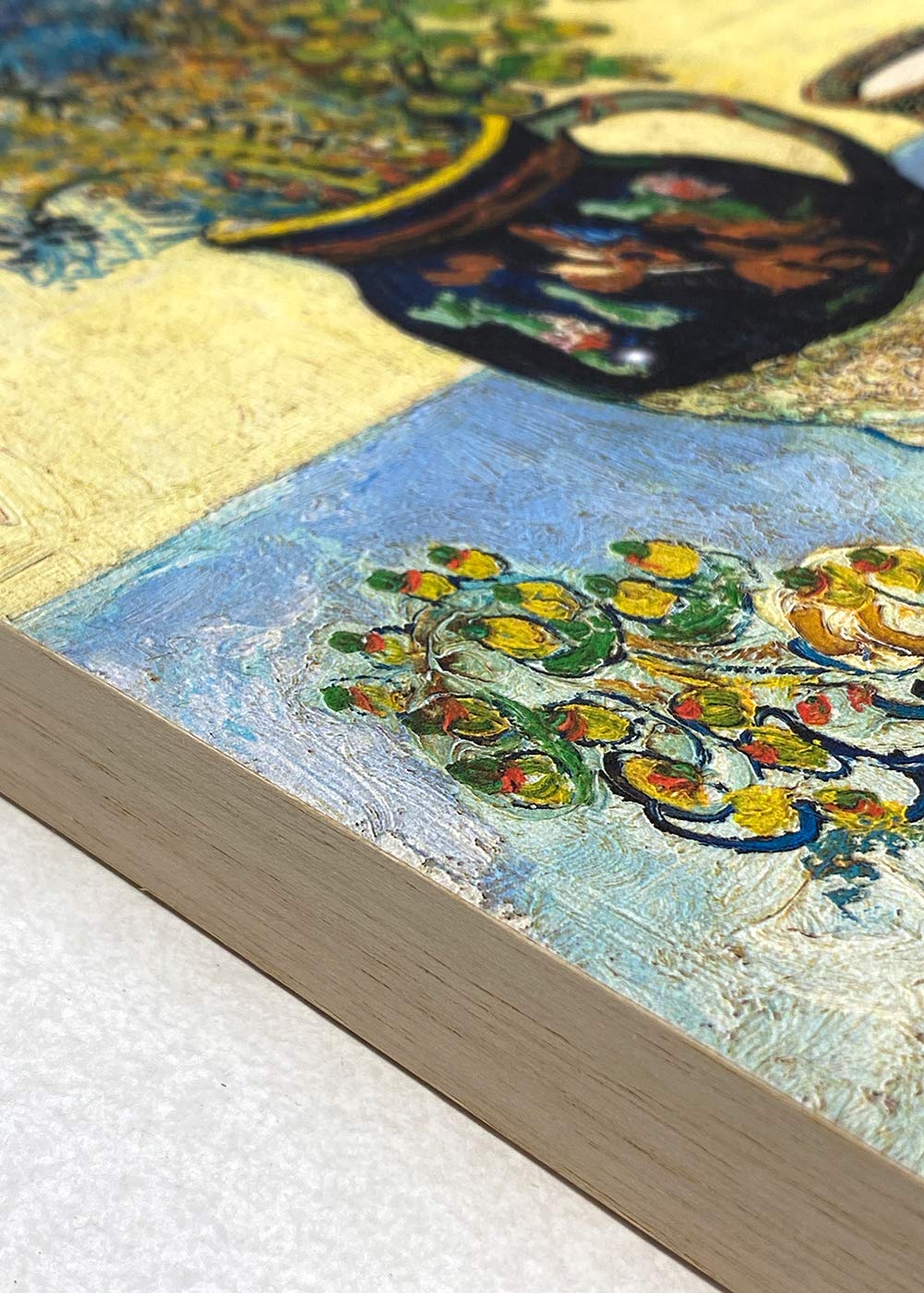 額装品/マヨリカ焼きの水差しと野の花々/ゴッホ/ポスター/アート