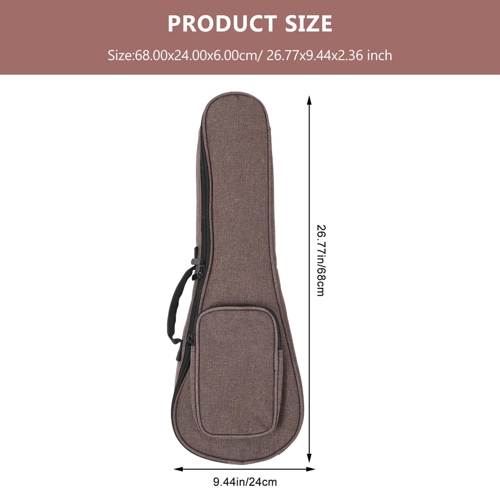 GALPADA Ukulelen Aufbewahrungstasche aus Nylon und Schwamm Langlebig und Formstabil für Ukulele Reisen und Tägliche Nutzung