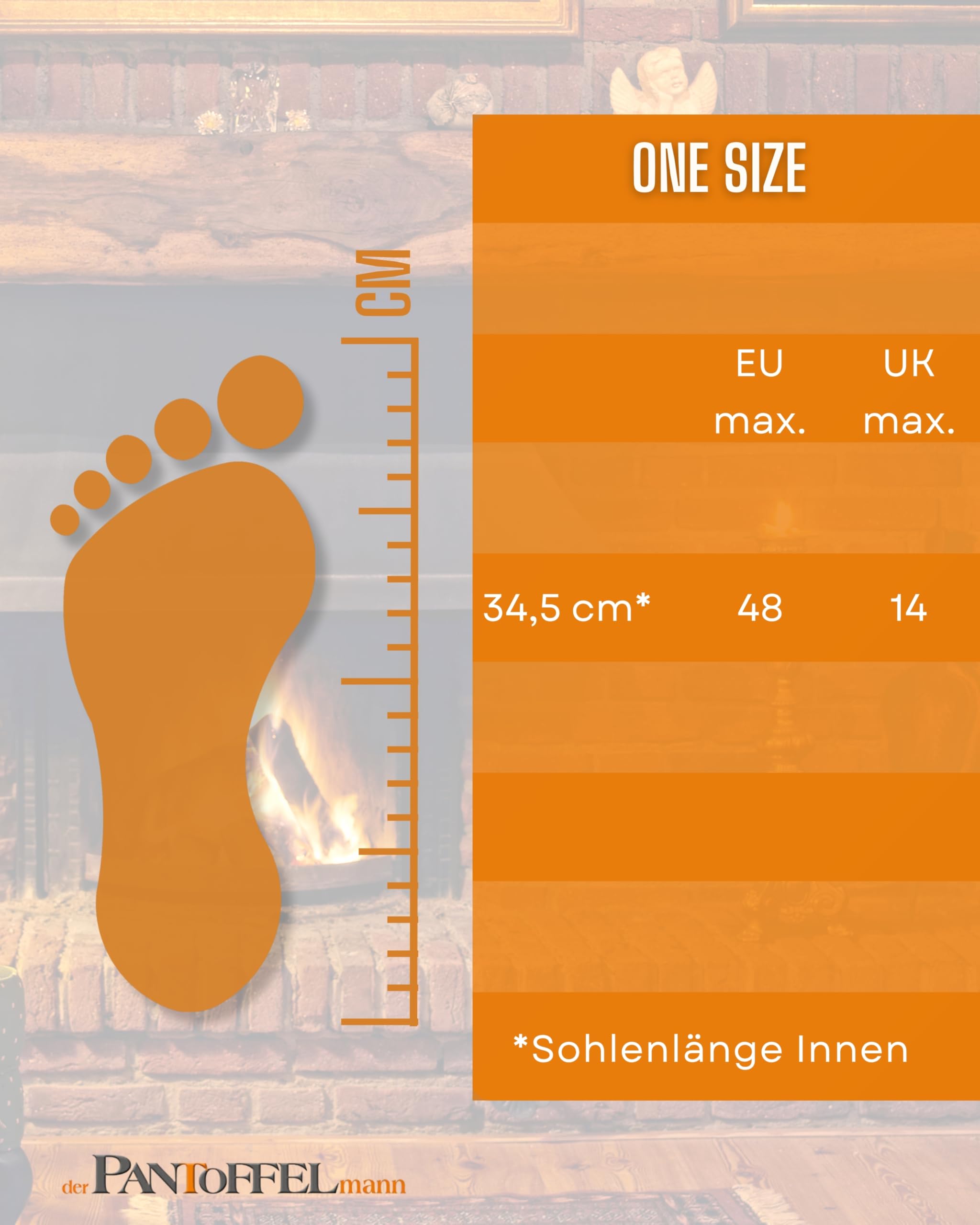 Pantoffelmann Überziehbare Filzpantoffeln, Onesize bis Gr. 46, Unisex
