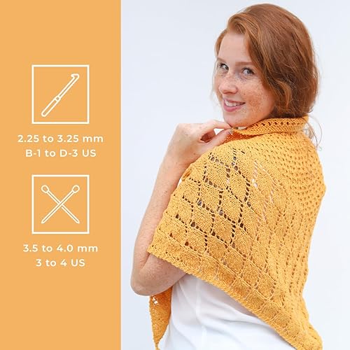 Miniatura 4 de Circulo Charme - Hilo de algodón para ganchillo y tejer, 100% algodón mercerizado, algodón virgen brasileño, hilo de ganchillo y tejido, color 1236,