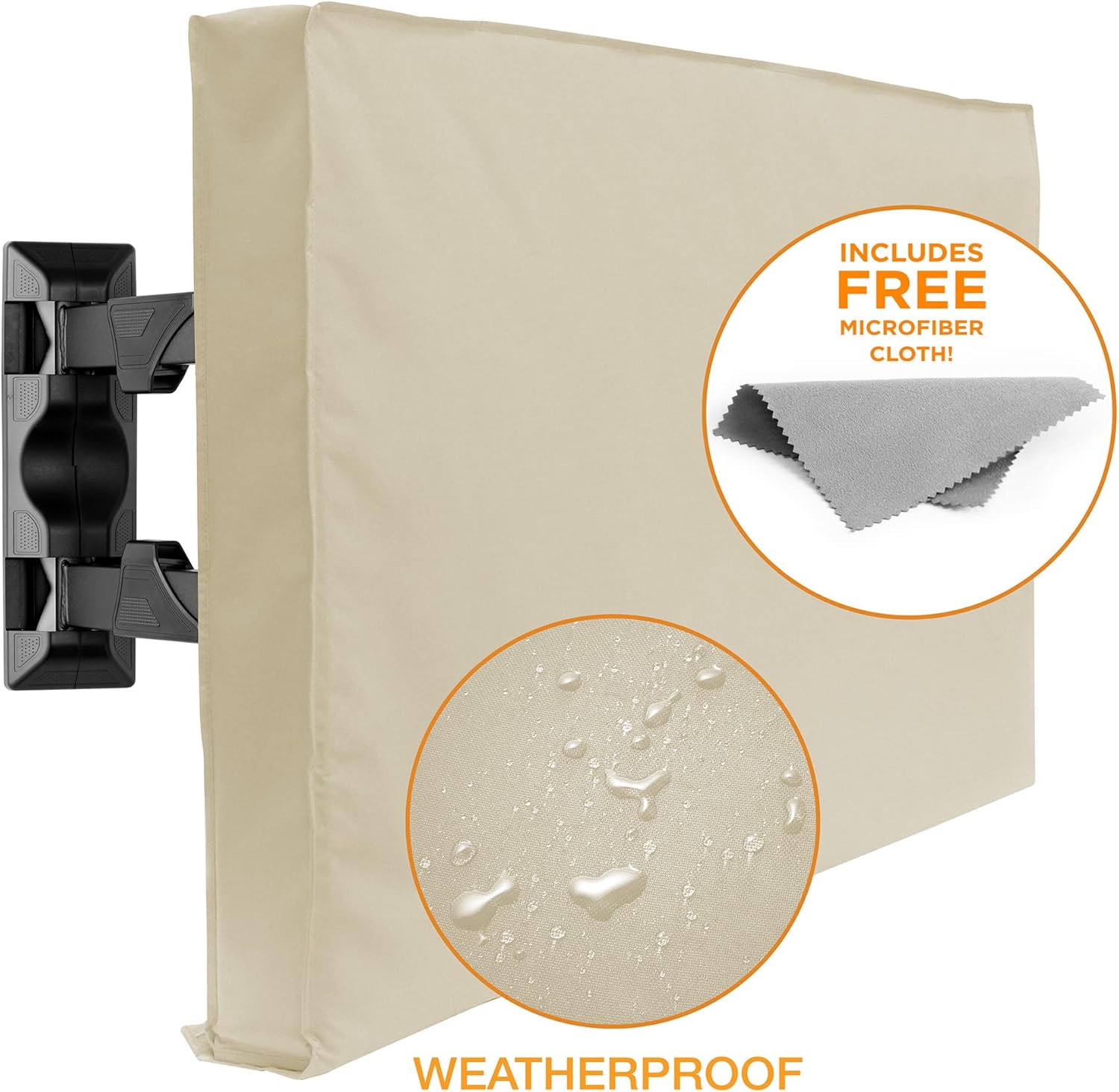 Exclusive Discount 70% Price Outdoor TV Cover - 32 Model For 30 - 34 Flat Screens - Slim Fit - Weatherproof Weather Dust Resistant Television Protector - Tan Tech Deals 🔥 Outdoor TV Cover - 32 Model For 30 - 34 Flat Screens - Slim Fit - Weatherproof Weather Dust Resistant Television Protector - Tan