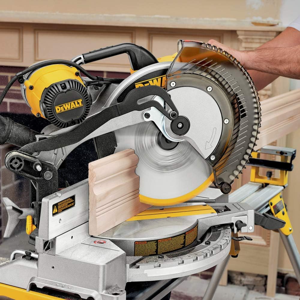 DEWALT 12-Inch Compound Miter Saw Double-Bevel, 15-Amp (DW716)
