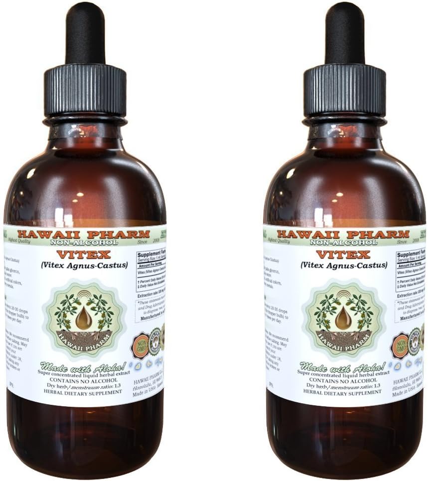 Amazon.com: Vitex Alcohol-Free Liquid Extract, Organic Vitex (Vitex ...