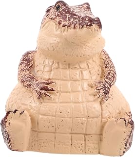 UKCOCO Mini Resin Outdoor Statue with Hidden Compartment for Key Storage | Garden Decoration Piece, Smooth Handcrafted Surface, Compact Animal Shape, Suitable for Use