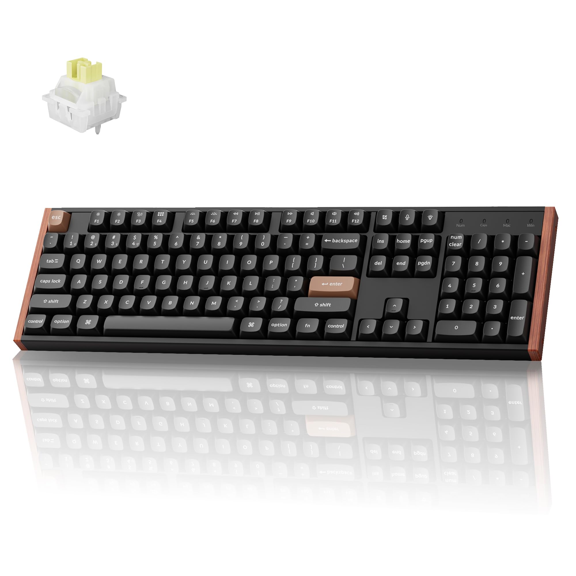 K10 HE 100% Wireless Hall Effect Keyboard, Silent Banana Switch
