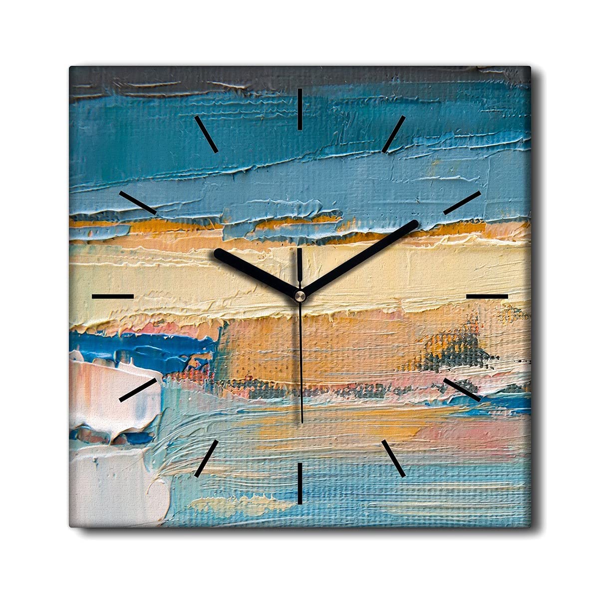 Horloge sur Toile silencieuse sans tic-tac pour une décoration de salon zen