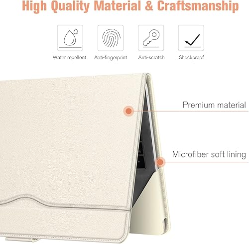 Miniatura 16 de Fintie Funda para MacBook Air 13.6 A3240 A3113 A2681 M4 M3 M2, Air 13 A2337 (M1) / A2179 / A1932, MacBook Pro 13 A2338 (M2 M1) / A2251 / A2289 A21