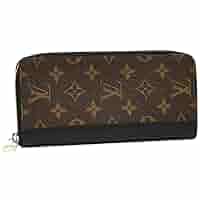 【希少】ルイヴィトン☆長財布☆茶色　黒色☆モノグラム☆正規品☆M60109 ルイヴィトン LOUIS VUITTON ラウンドファスナー長財布 ジッピー