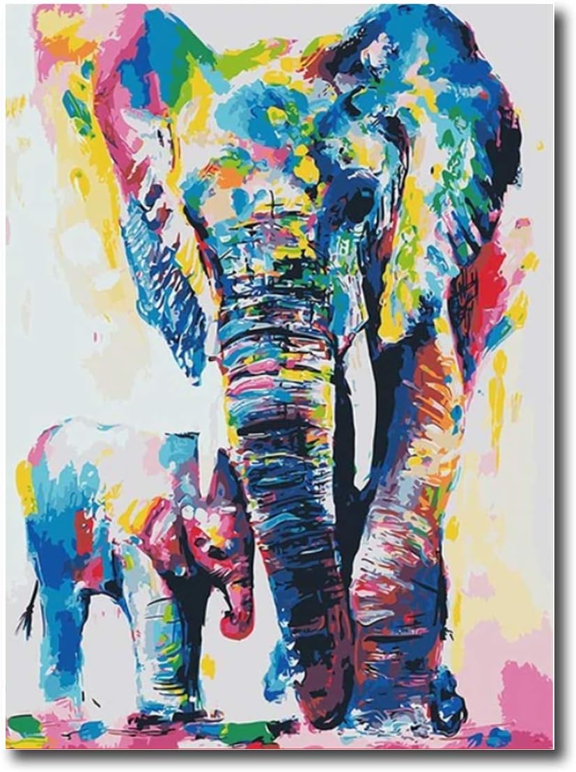 Shukqueen Paint by Number, DIY Oil Painting for Adults, Kids, Beginner