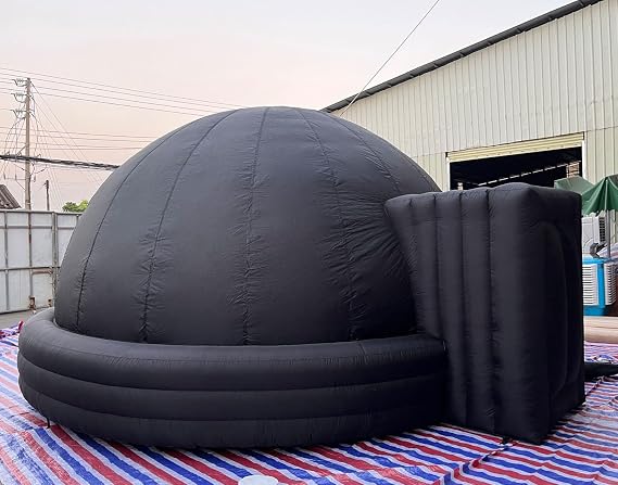 Portable Planetarium Inflatable Mobile Projection Dome Tent with Air Blower + Seperate PVC Mat for Education Platform, Schools, Museums, Science Centers Events
