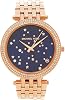 Michael Kors MK3728 Womens Watch Rose Gold Blue