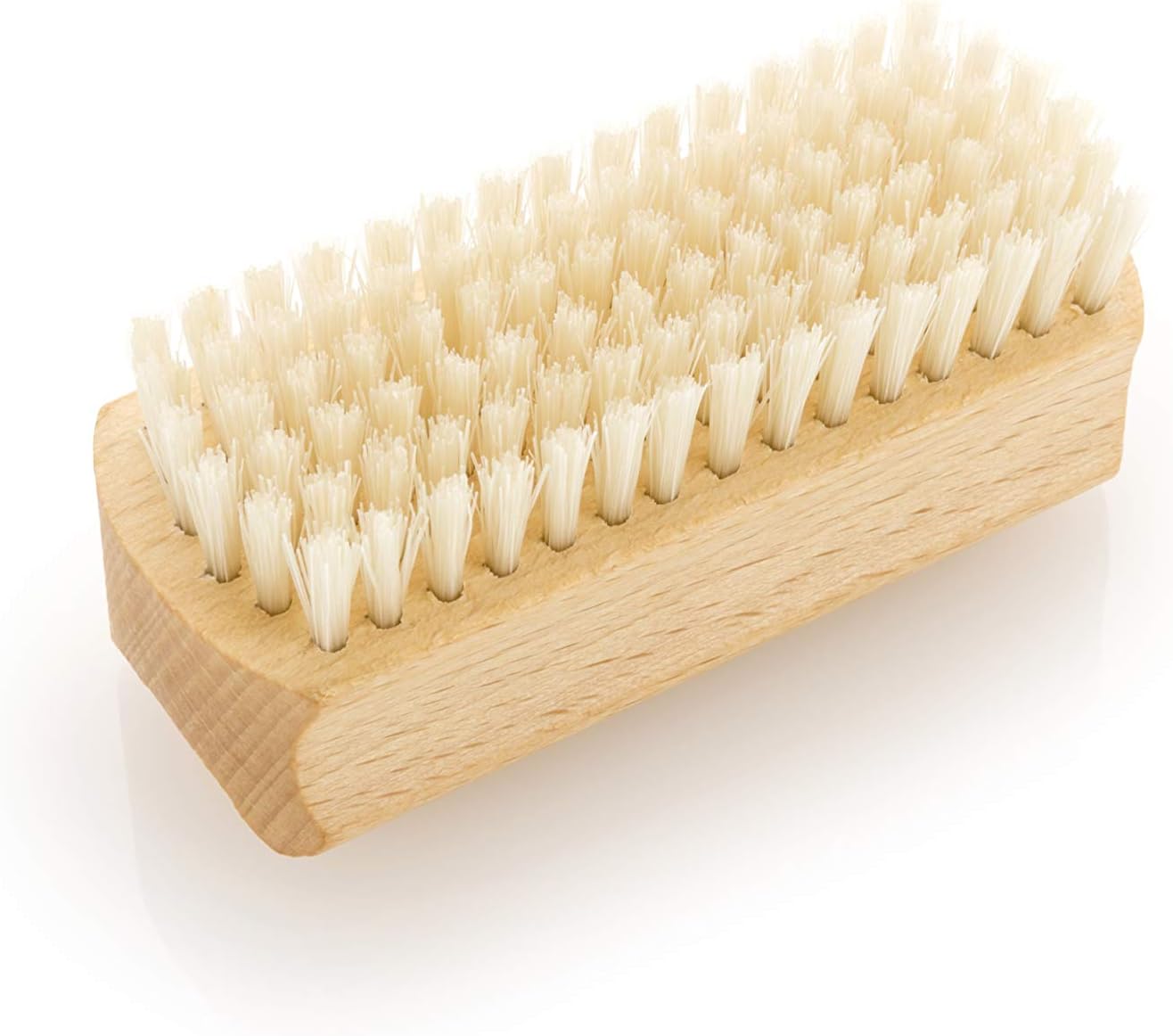 REMOS Hand & Nail Brush double-sided made of beech wood with natural bristles - Image 3