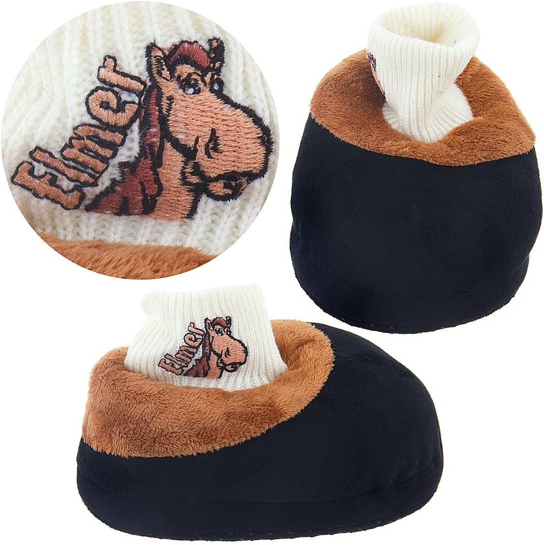 Horse Animal Feet Neighing Slippers for Toddlers and Kids Youth 12-2
