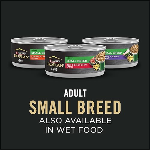 Miniatura 9 de Purina Pro Plan Small Breed Shredded Formula Adult Dry Dog Food Packaging May Vary