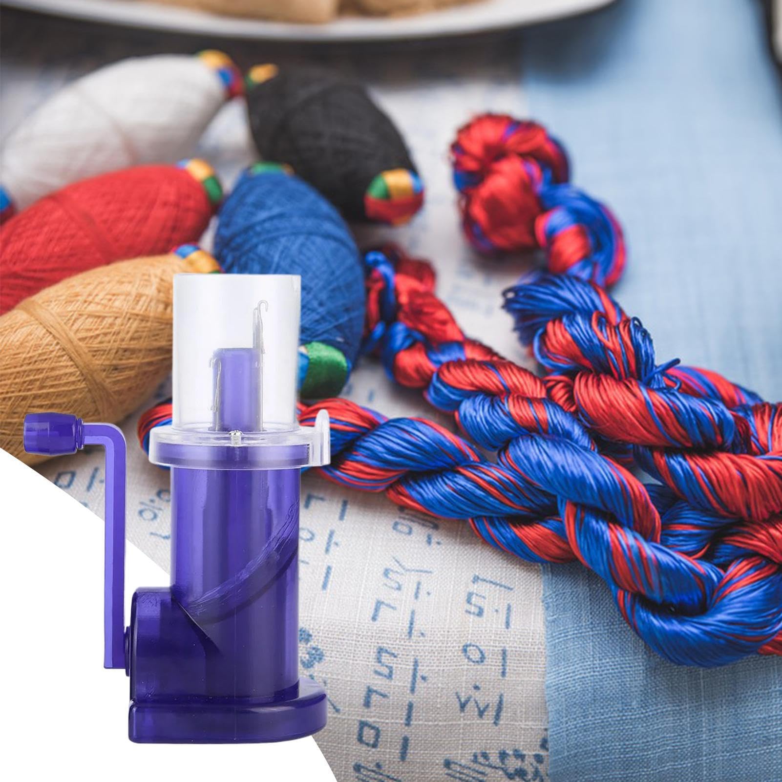Allazone Piccolo Telaio per Tessitura, 14 Ganci Mini Attrezzo Tessere Tipo Loom per Principianti per Maglieria, 50 Colore Fili Da Ricamo per Maglieria Piccolo Telaio