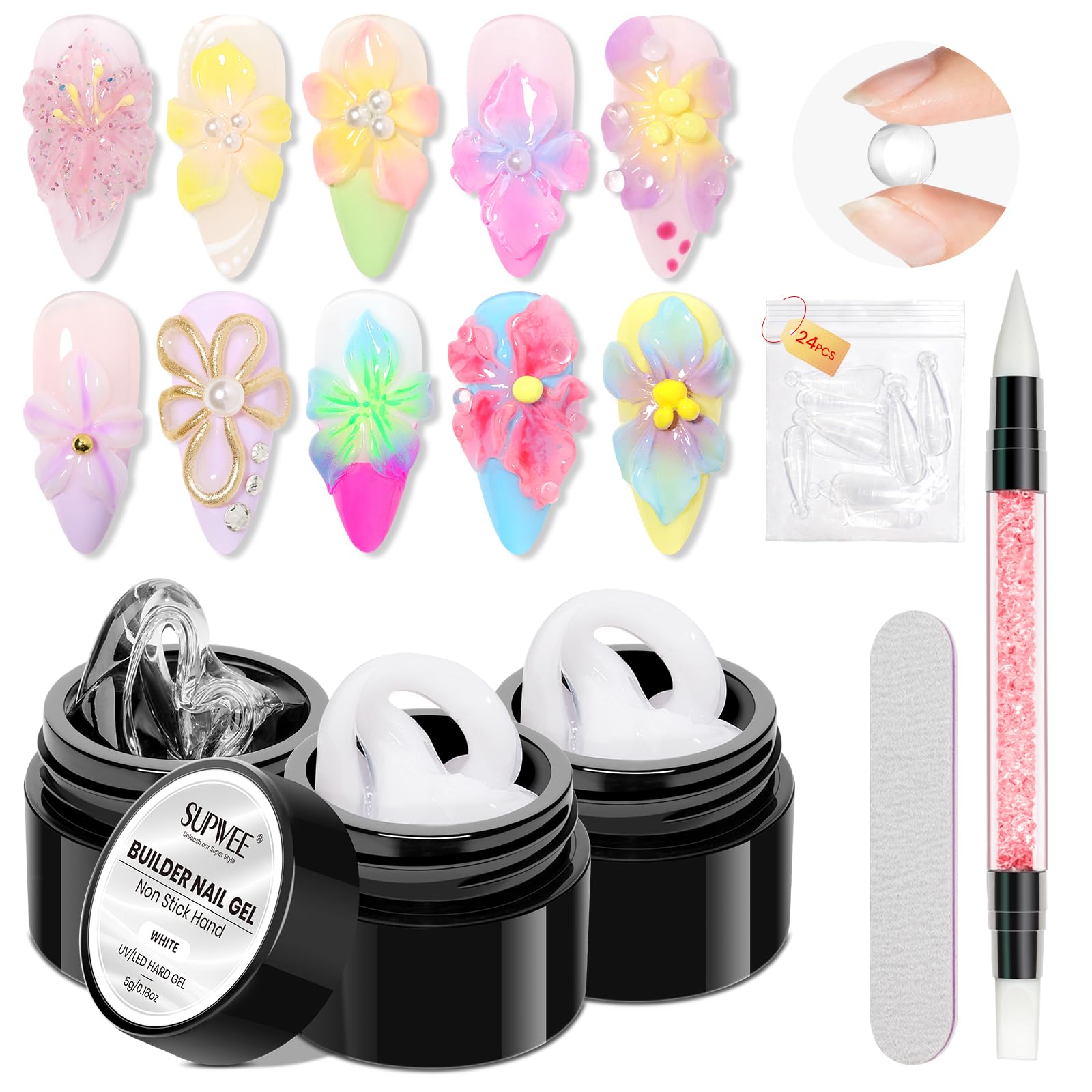 3D Nail Sculpting Gel - Easy Nail Art -13