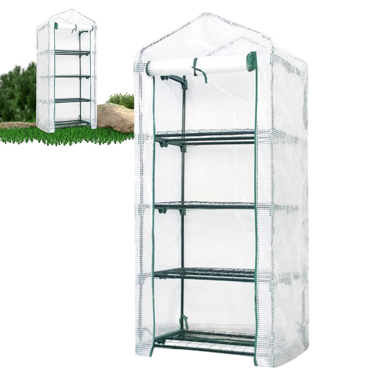 Housse de rechange pour serre de jardin en PVC bâche protection ferme
