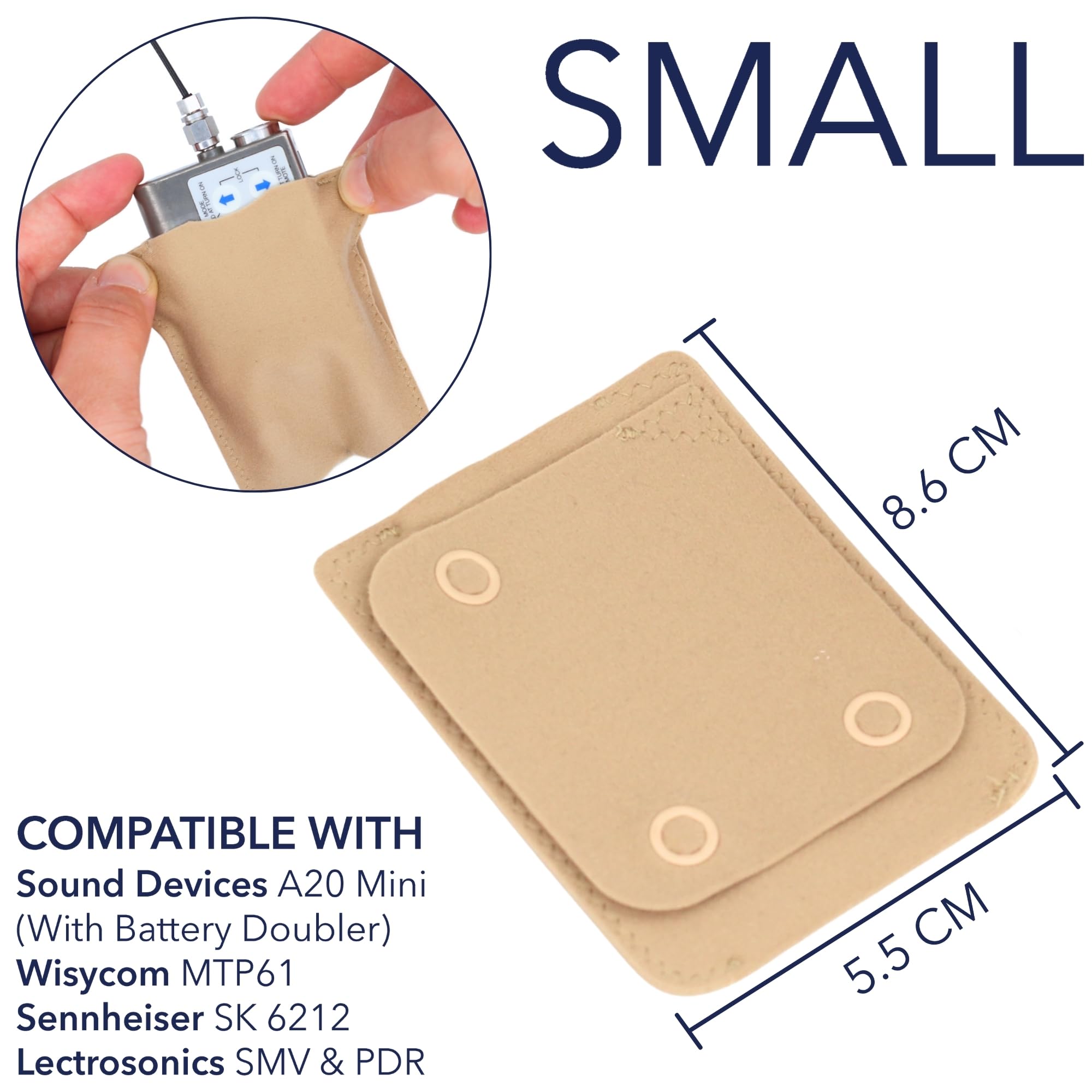 URSA Popper Pouch, Discreet & Versatile Transmitter Pouch, Secure Popper Design for Horizontal & Vertical Rigging - Image 2