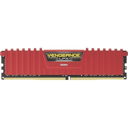 Corsair Vengeance LPX 8Go (2x4Go) DDR4 3000MHz C15 XMP 2.0 Kit de Mémoire Haute Performance - Rouge