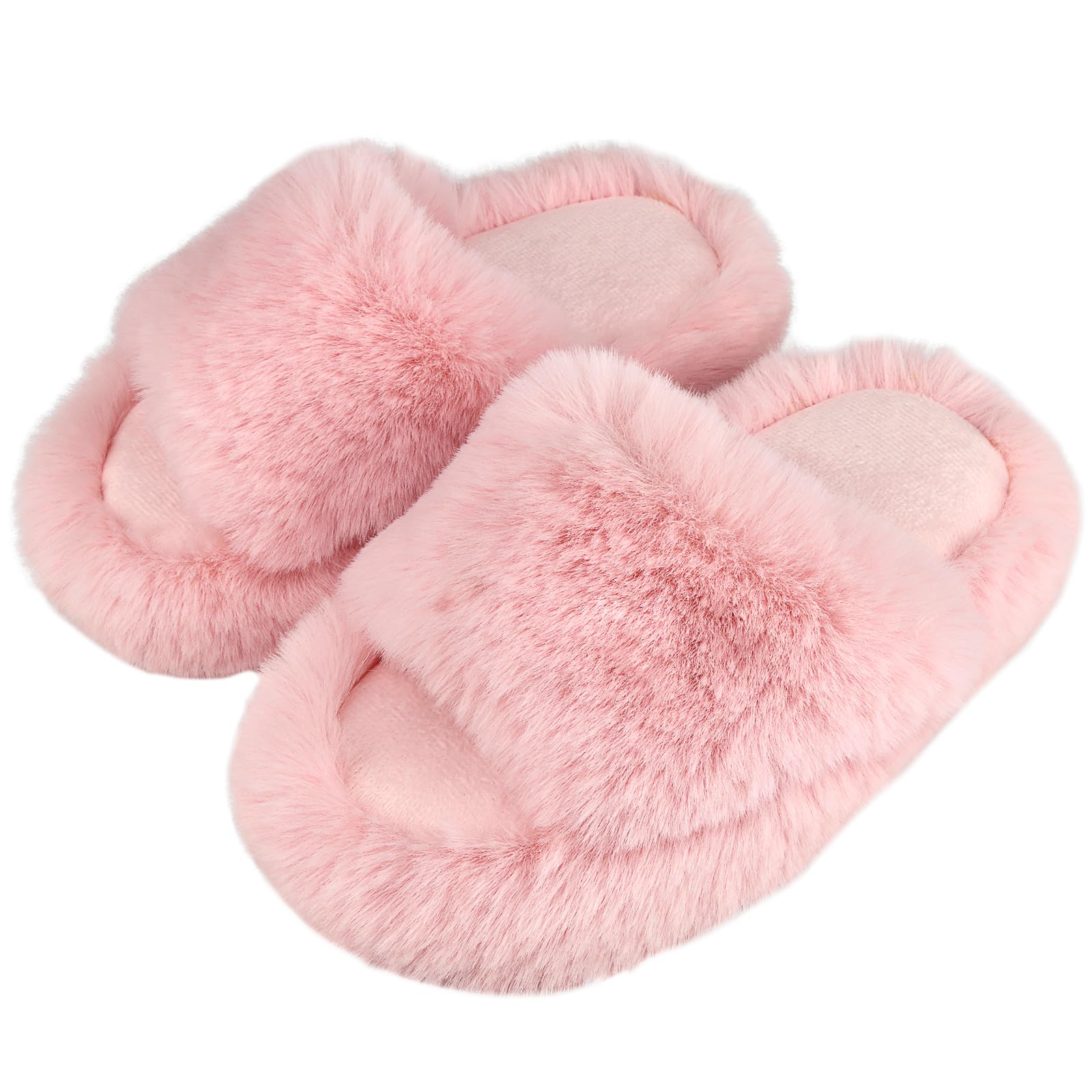 Chaussons pour filles à bout ouvert en mousse à mémoire de forme - 8