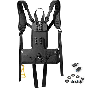 Backpack Vacuum Harness Compatible with Pro Team SuperCoach, CoachVac, Super QuarterVac HEPA, MegaVac, QuietPro BP HEPA, Provac Vac Cleaner, Replaces Parts # 103166 Backplate Harness System Complete