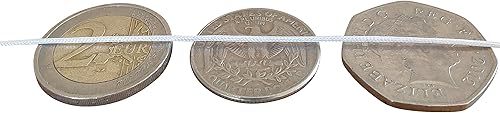 Miniatura 4 de Cordón de nailon de 0.039 pulgadas (0.039 in), multiuso, extra fuerte, hilo trenzado, joyería, collar, pulsera, hacer cuerdas, manualidades,