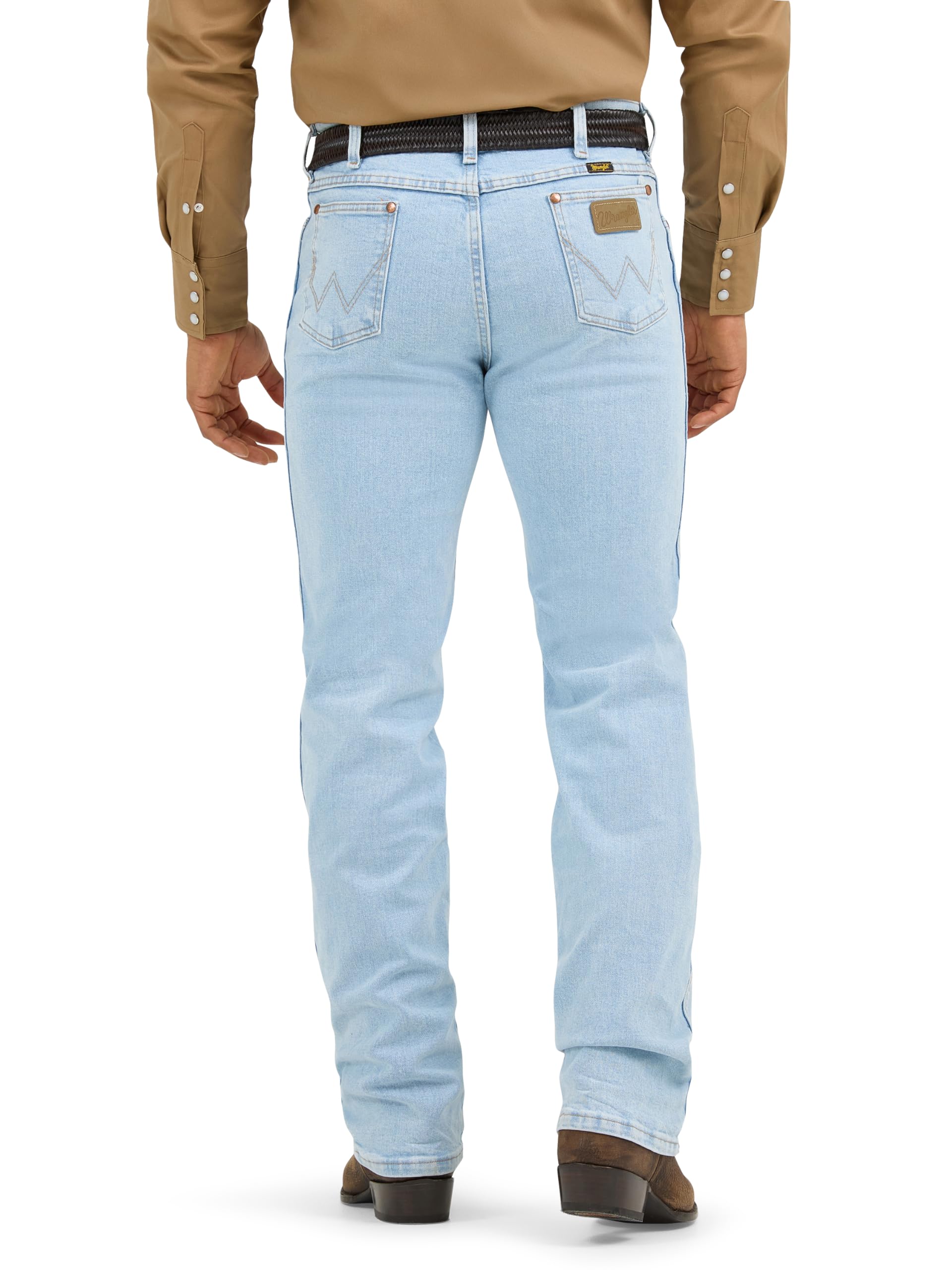 Wrangler Jeans da Uomo Classic Fit, Candeggina., W42 / L30