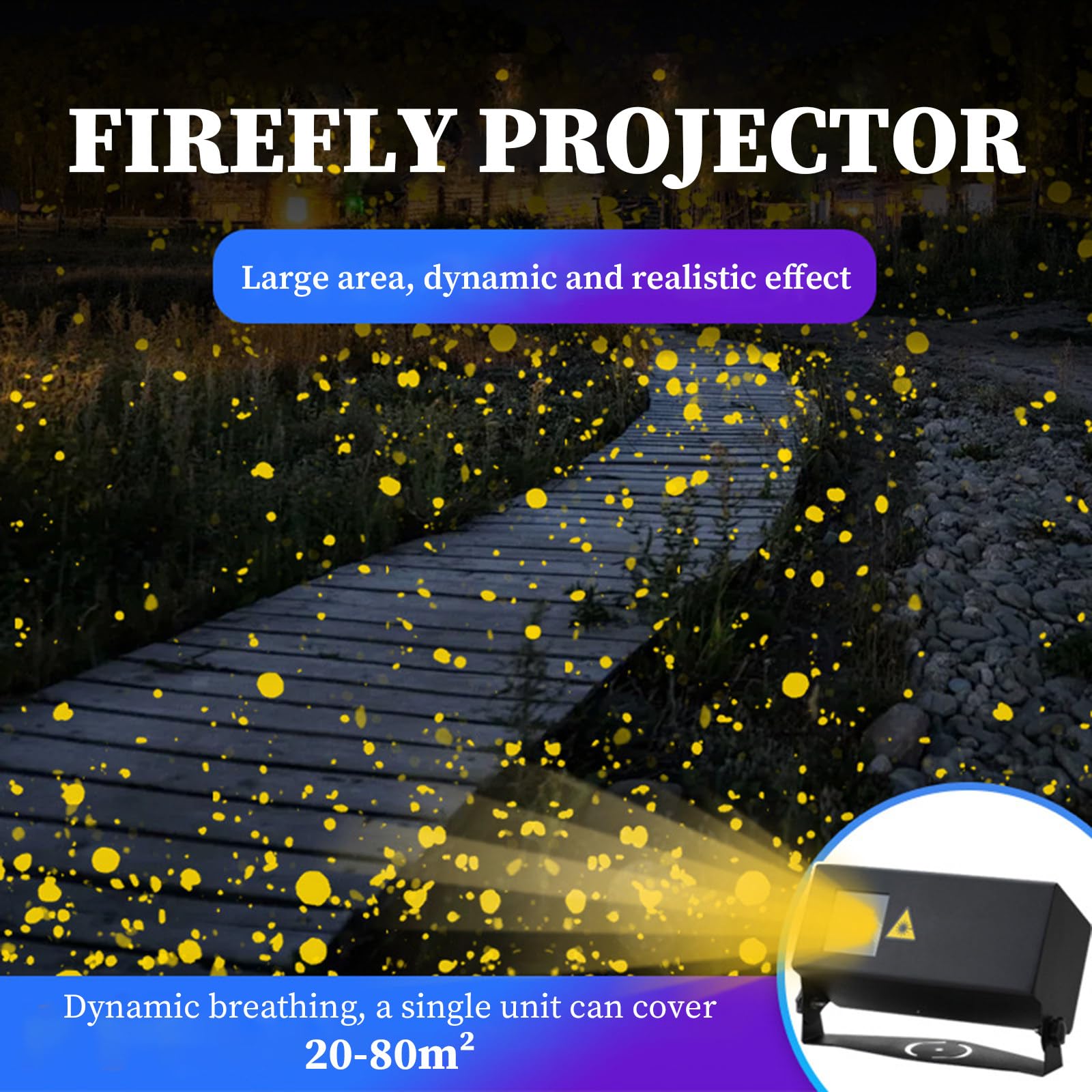 Proiettore Star Light Show con telecomando, funzione temporizzazione, impermeabile IP65, 15 W, arancione, per vacanze, feste, matrimoni, decorazioni da giardino