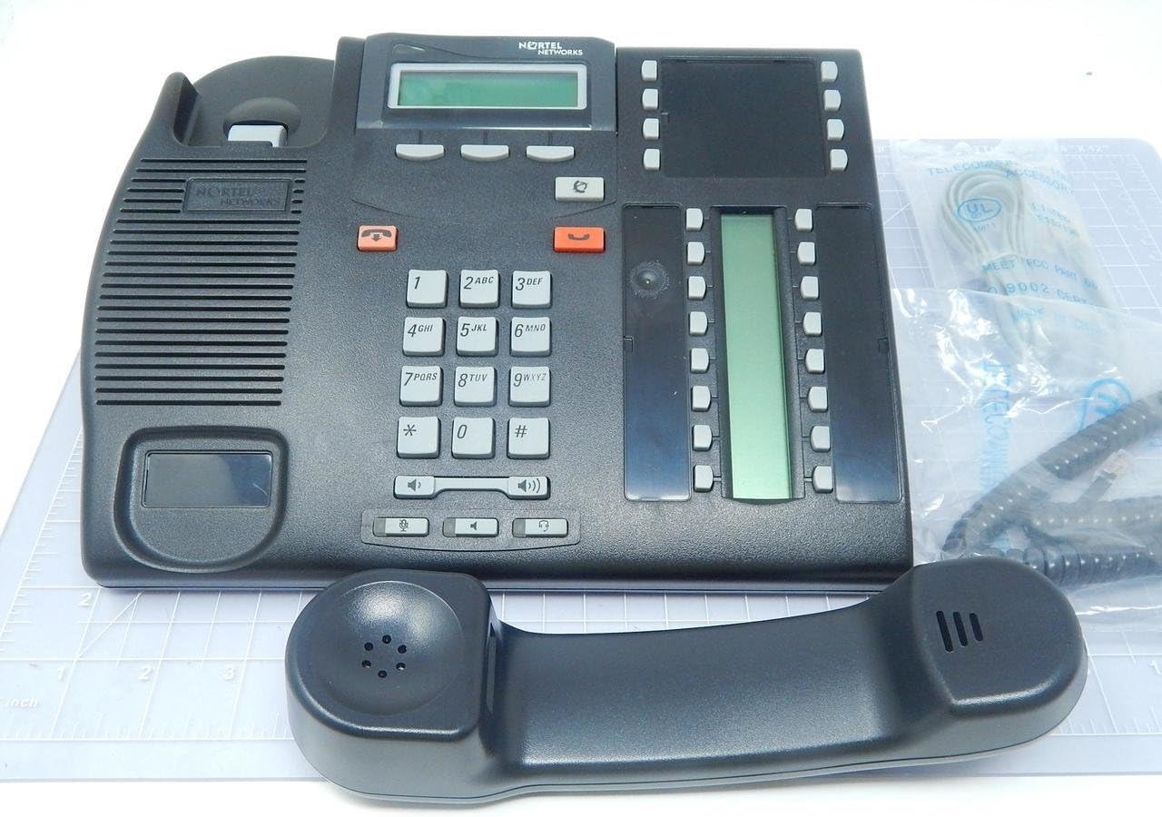 Nortel NT8B27JAAA T7316E Telephone Digital Phone Charcoal T108114