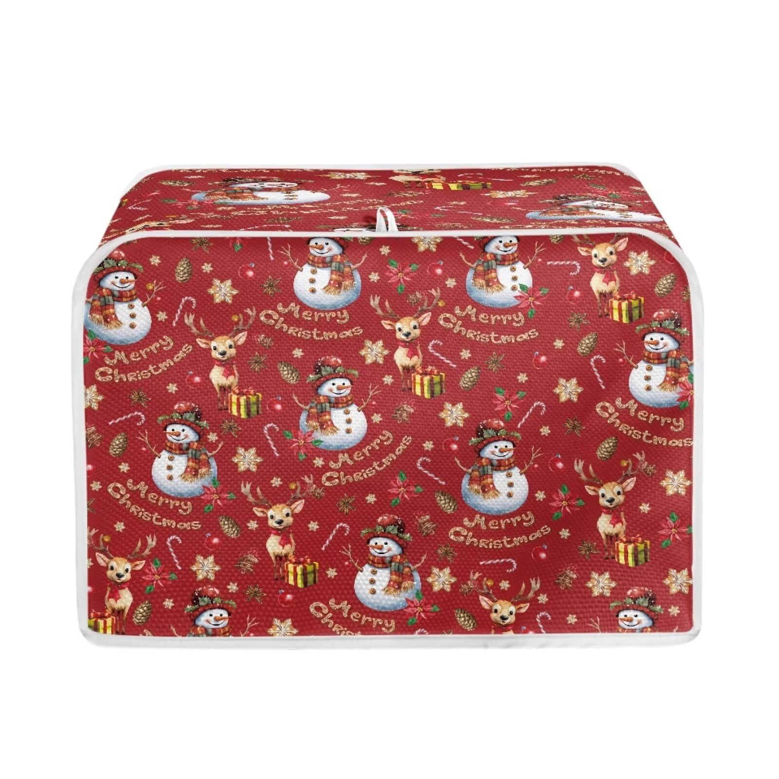 TOADDMOS X-Mas Snowman Stand Mixer Cover for Kitchen Home Kitchen Appliance Organizer Bag with Pocket Durable Dust Over Toaster Blender Cover Gifts — image 1