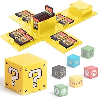 Games Storage Case for Nintendo Switch - Switch Game Card Holder Game Storage Cube Game Card Organizer for Nintendo Switch...