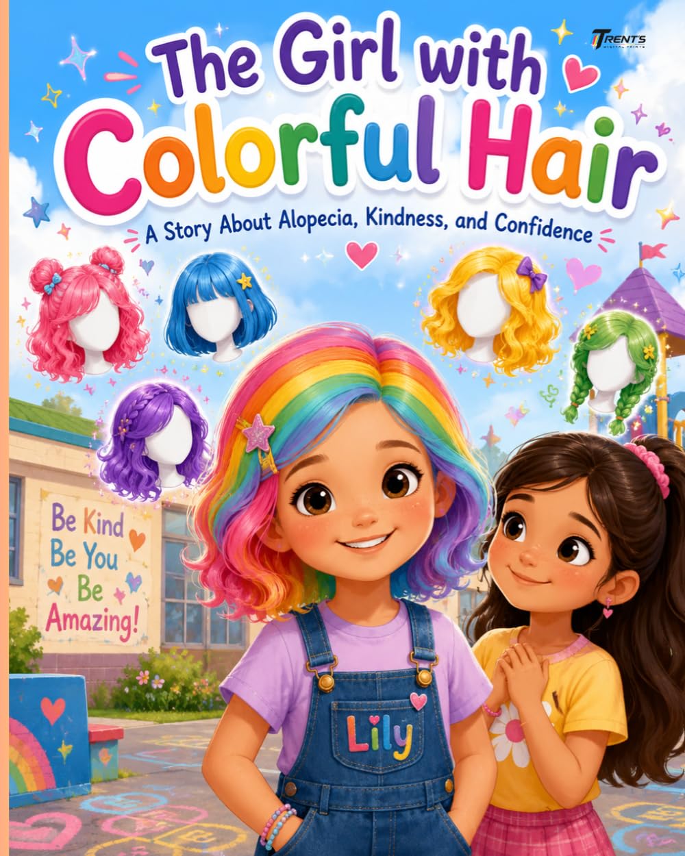 The Girl with Colorful Hair: A Children’s E-Book Story About Alopecia, Kindness, Confidence, and Friendship