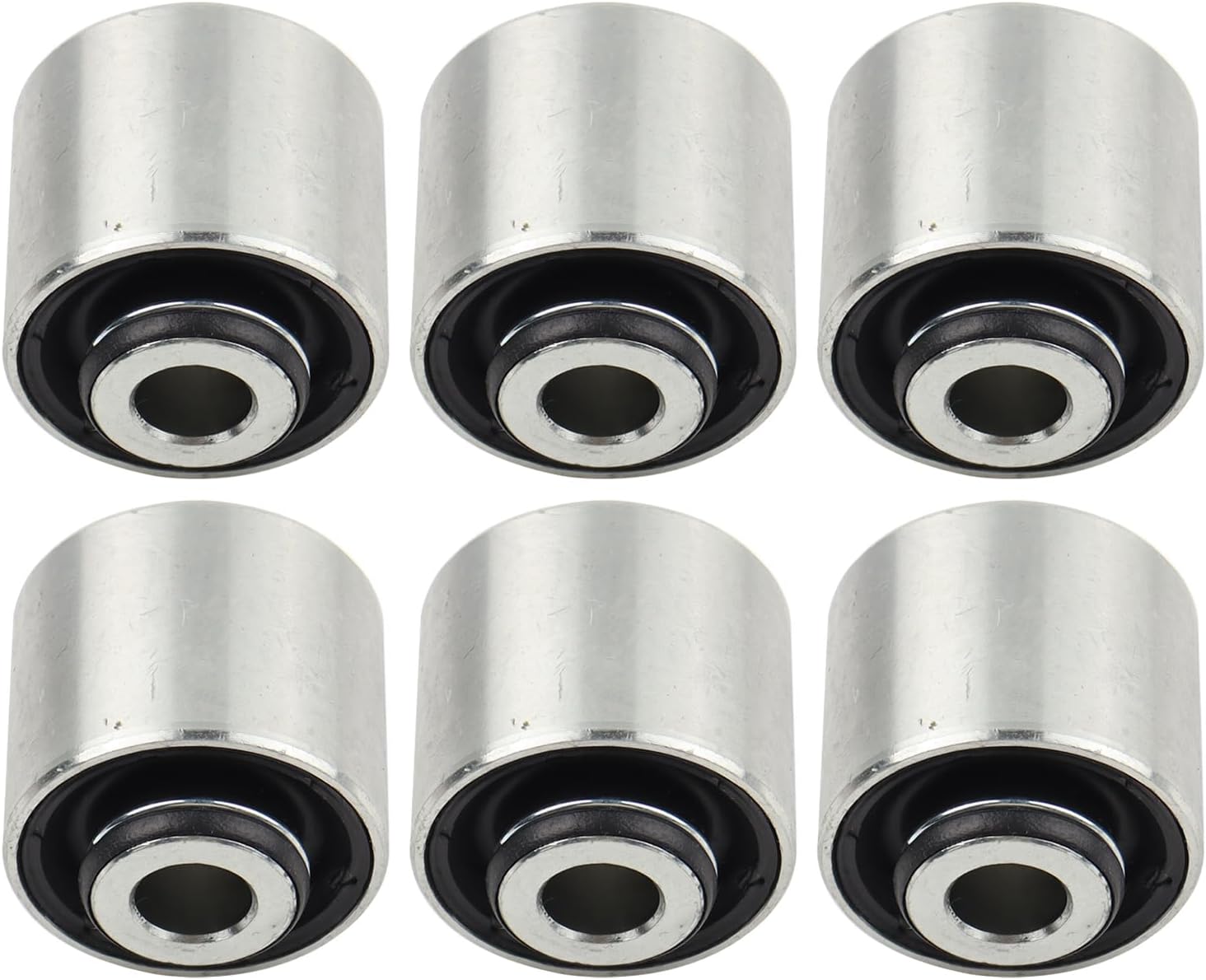 MUCO New Suspension Lower Rear Control Arm Knuckle Bushing Kit 540-168 for Jeep Cherokee 2014 1516 17 18 19 20 2021 Steering Knuckle Bushings 6pcS