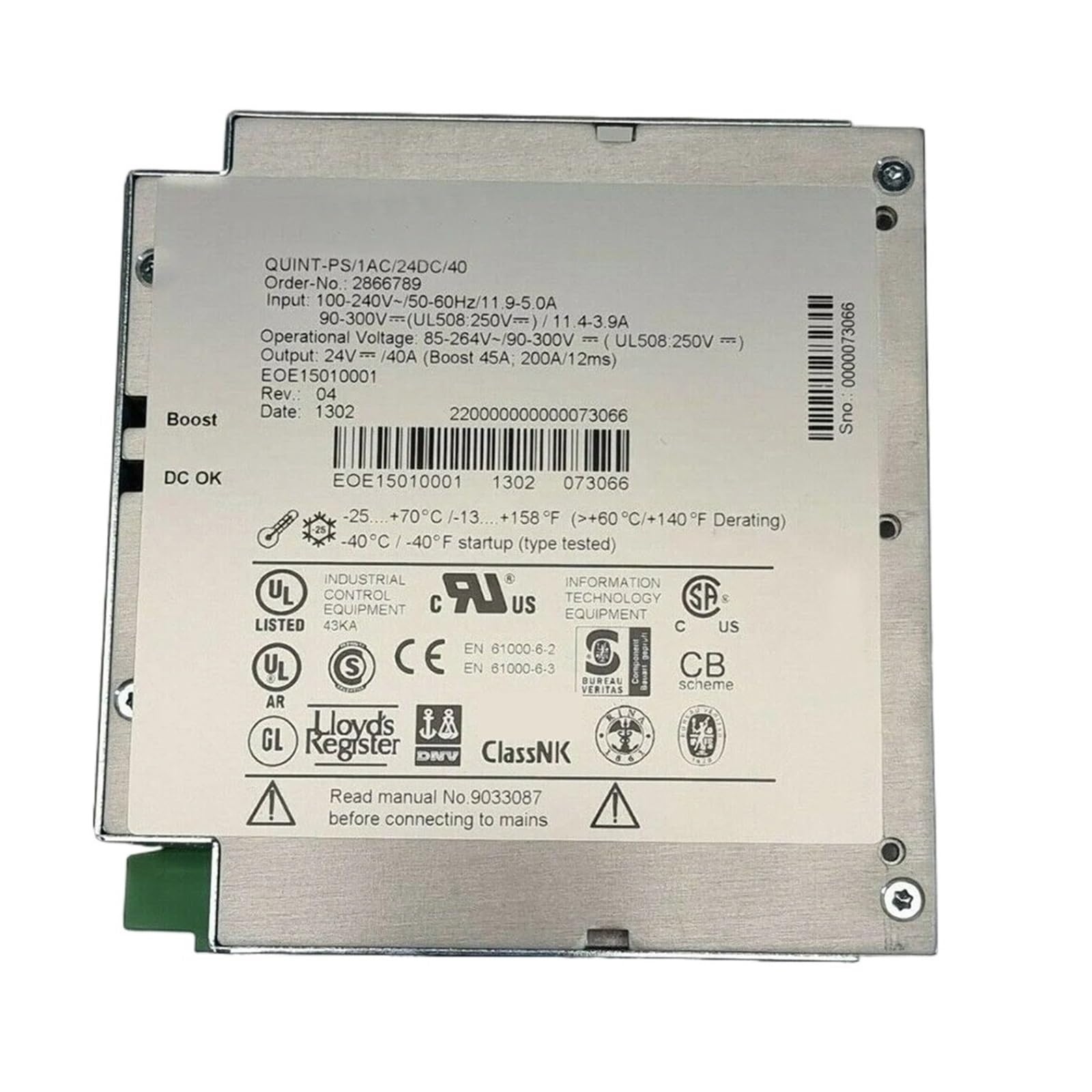 BFSYDLUJ 2866789 QUINT-PS/1AC/24DC/40-2866789 Switching Power Supply