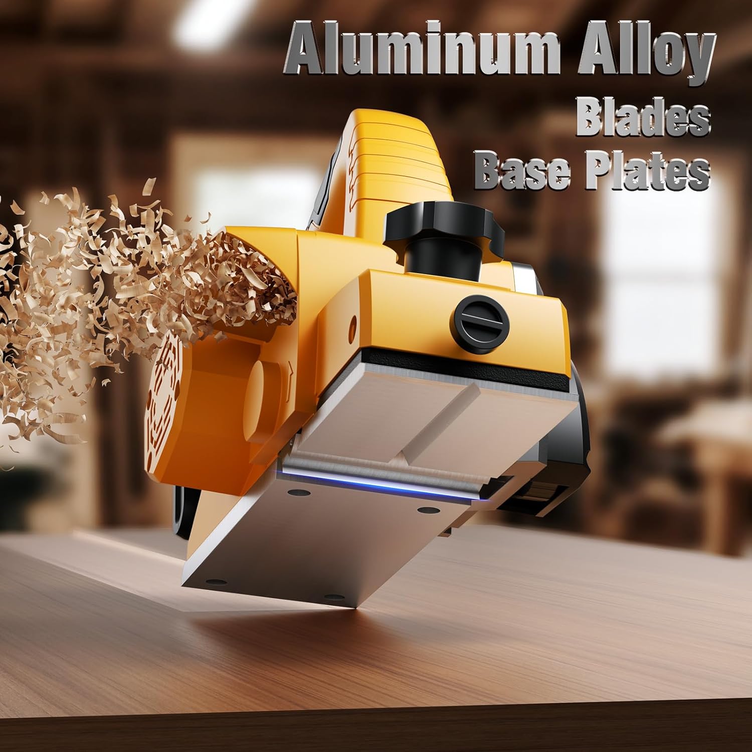 Electric Hand Planer for Dewalt 20V MAX Battery, 3-1/4 Inch Cordless Planer with Brushless Motor, 30000CPM, 2mm Cut Depth, Wood Planer for Carpentry Home DIY Woodworking(No Battery)