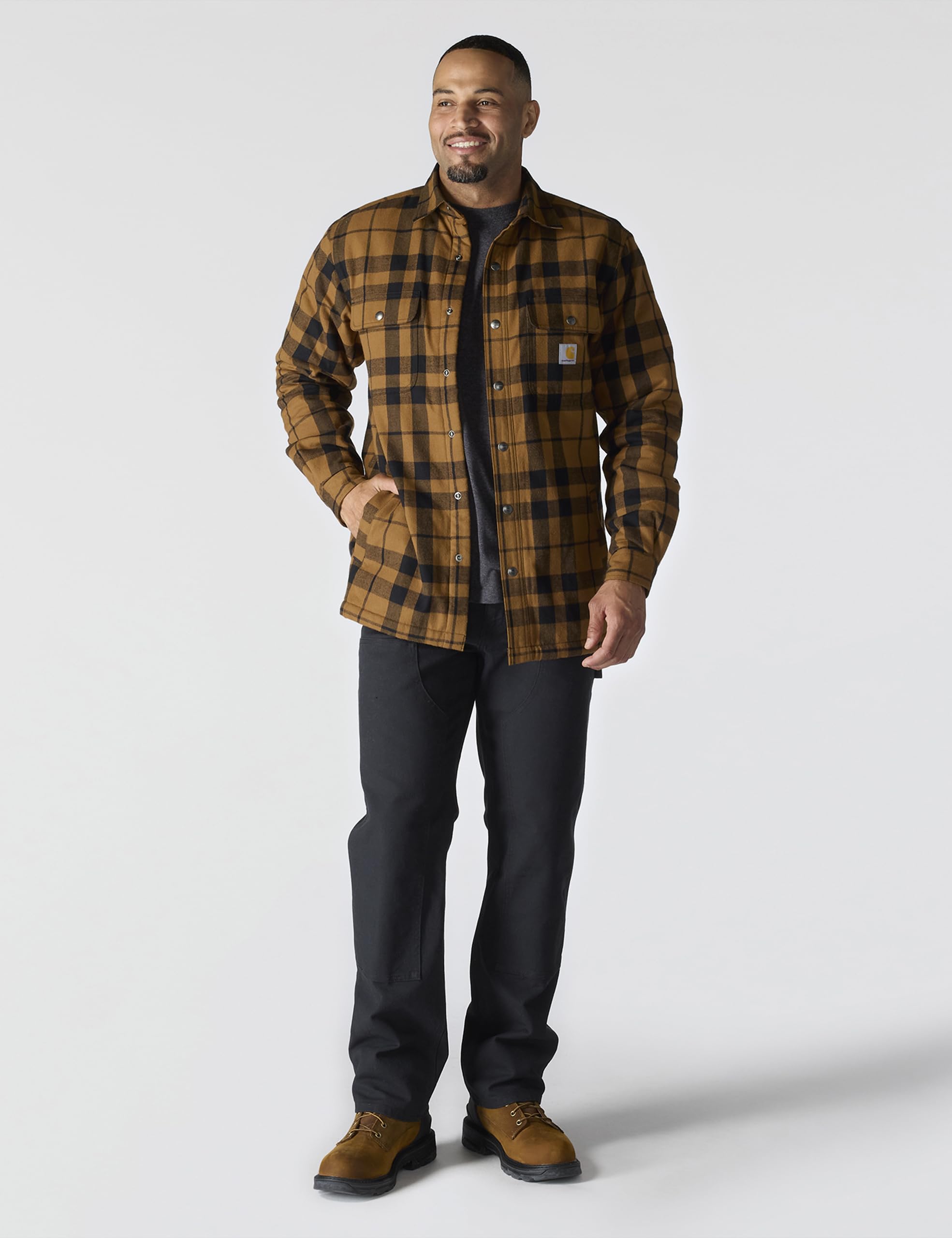Carhartt Hubbard Plaid Shirt Kurtka, XL