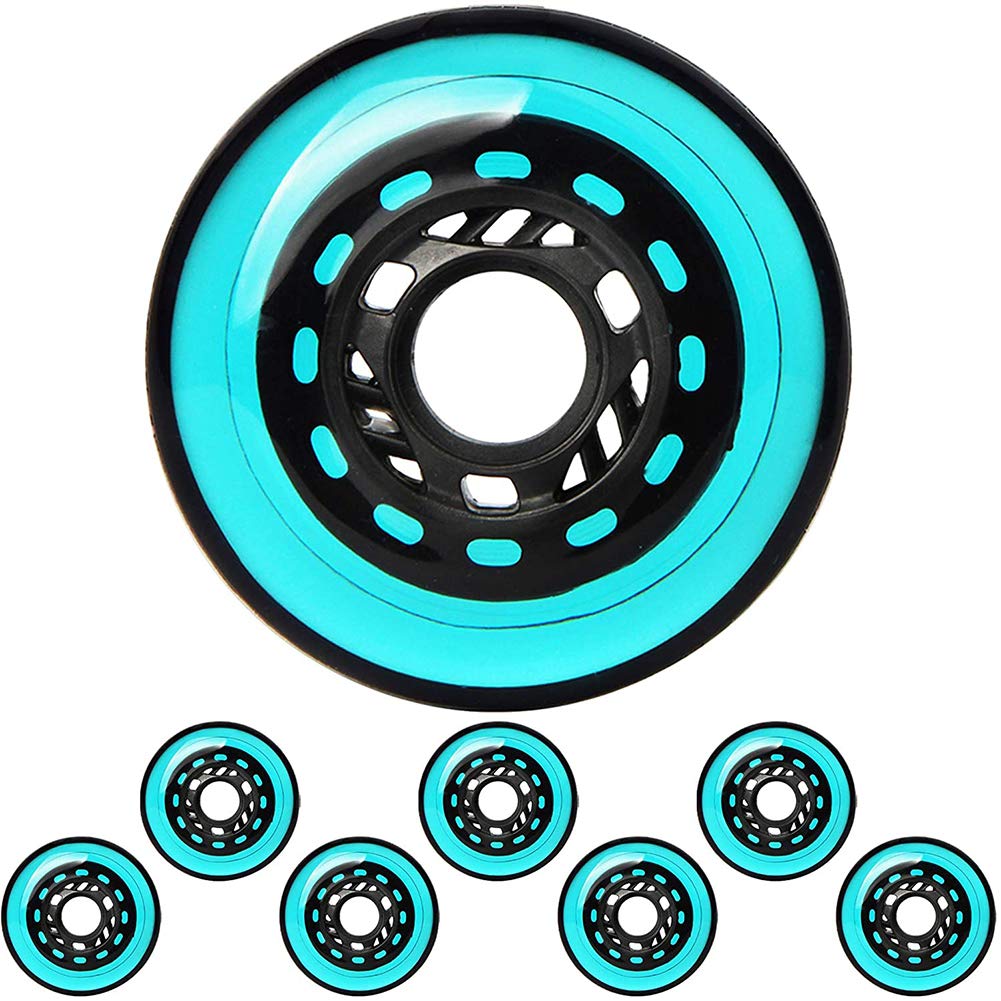 Lot de 8 roues de rechange pour roller Freestyle 72 mm 76 mm 80 mm 90 A