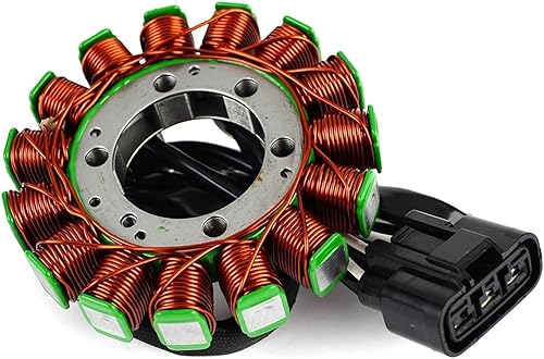 Miniatura 4 de Bobina de estator de motocicleta compatible con Kawasaki KLZ1000 KLZ 1000 Versys 1000 2015-2020 21003-0155 Generador Bobina Magneto